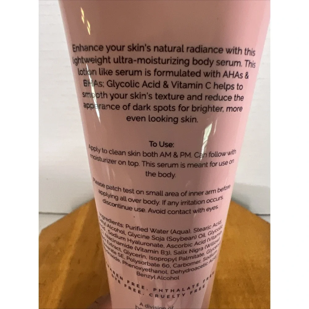 lacuna retexturizing bright & smooth body‎ serum